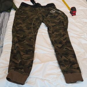 Mens S Strong Liftwear Camo Joggers
